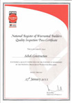 Master Bond  Quality Inspection Certificate 2011
